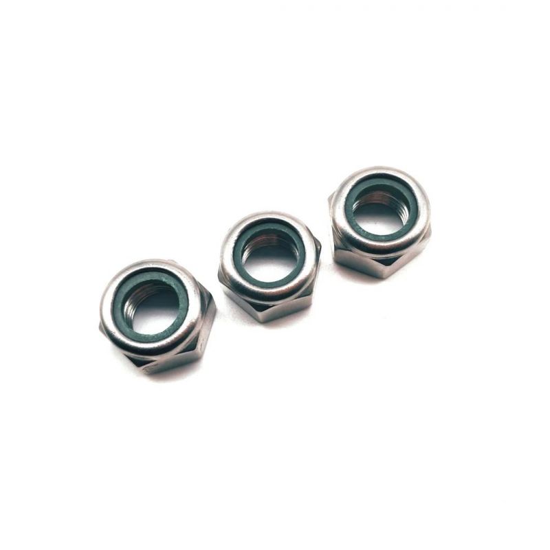 DIN985 Hexagon Nylon Nuts with Non-Metallic Insert, Nylon Lock Nuts