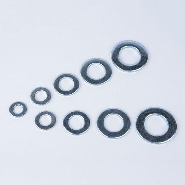 Factory Sale DIN125 Zinc Plated Grade 4.8 Flat Washer Carbon Stee