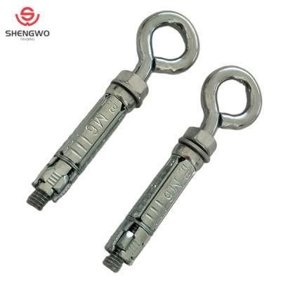 Zinc Plated Sleeve Expansion Anchor with Eye Hook Bolt