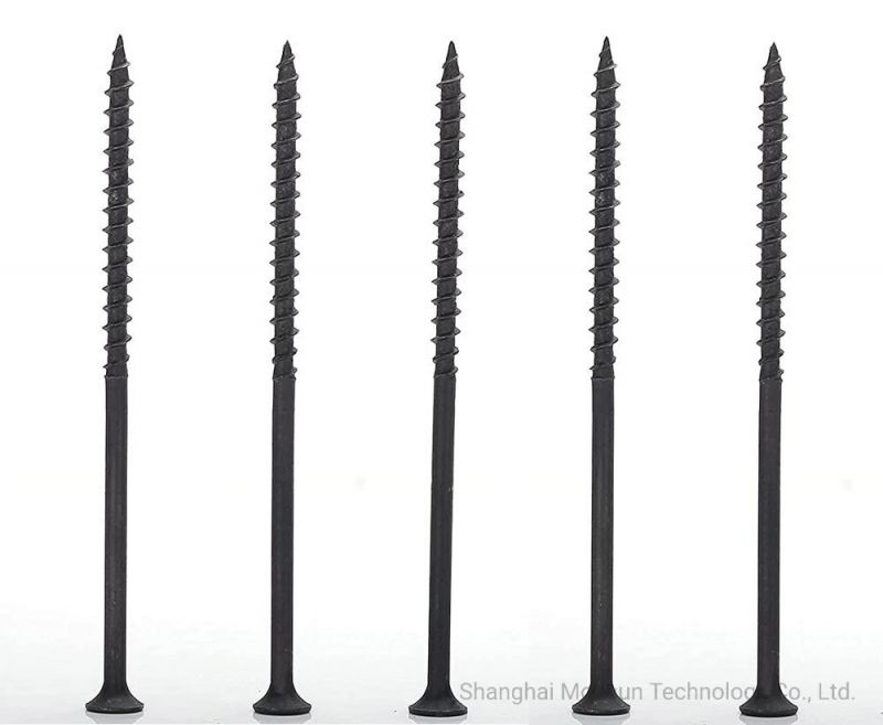 Black/Gray Phosphating Bugle Head Partial Fine / Coarse Thread #2 pH Recess Drywall Screws for Wooden Structure