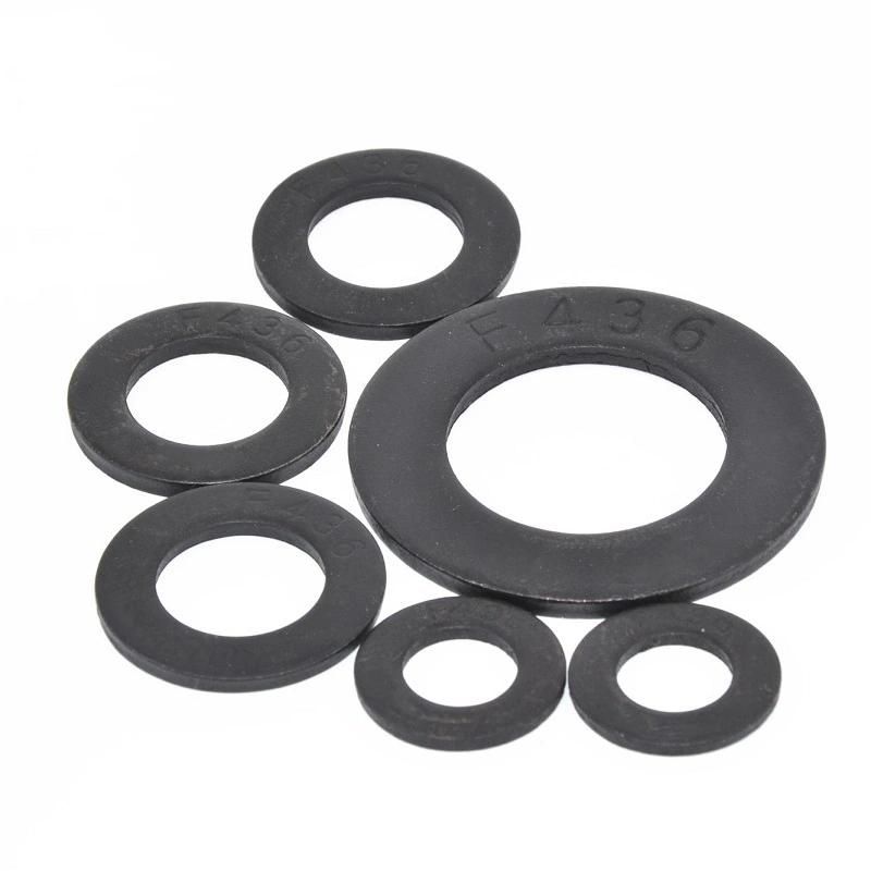ASTM F436 Flat Washer Hardened Washer with Black Finish
