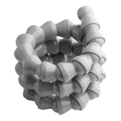 Xhnotion Pneumatic 1/2&prime;&prime; Grey Color Plastic Removable Modular Hose 15cm Positionable Hose Coolant Tube