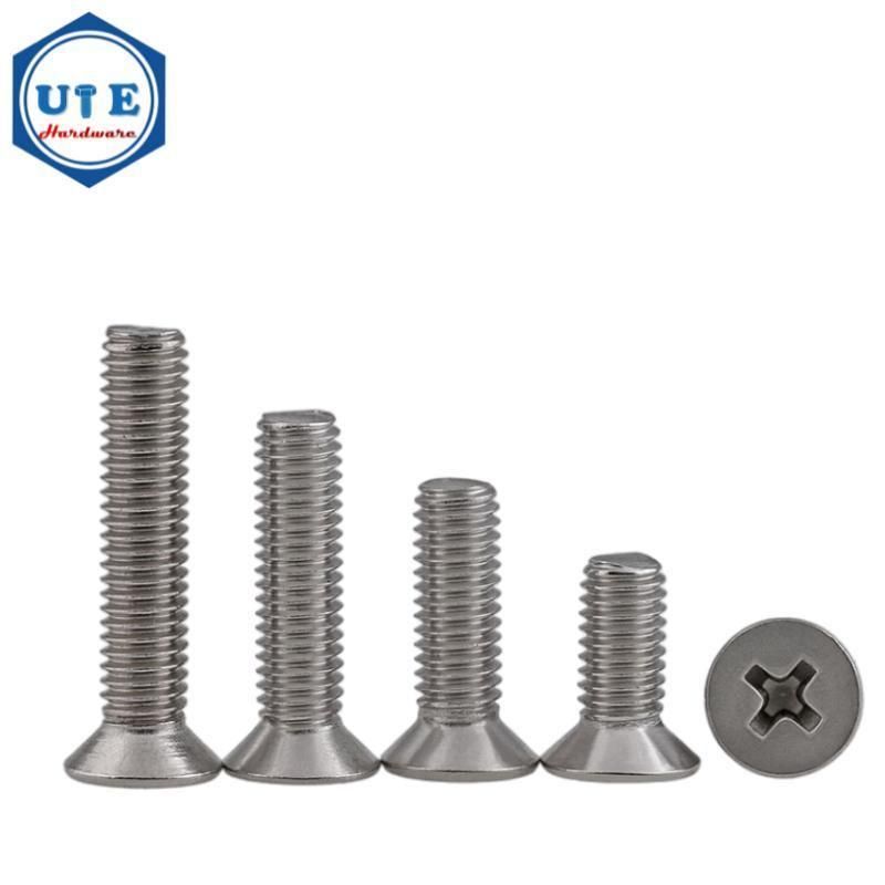 Stainless Steel 304/316 Cross Recessed Countersunk Head Machine Screw DIN965