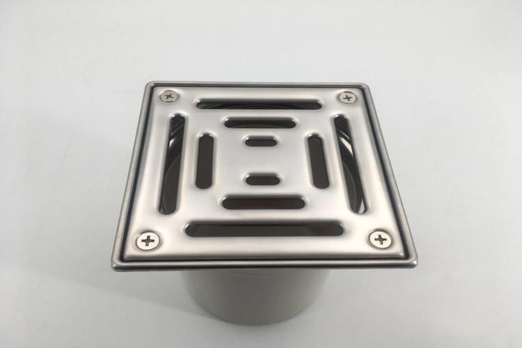 China Stainless Steel 304 Floor Drain Backflow Preventer for Bathroom