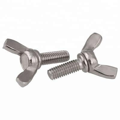 DIN316 Stainless Steel Wing Bolts Butterfly Thumb Stainless Steel Screws Wing Bolts