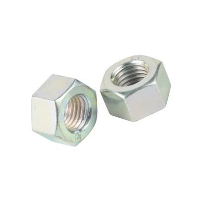 China Supplier DIN 934 Carbon Steel Hex Nut Zinc Plated Hexagon Nut Fasteners