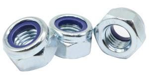 DIN985 DIN982 Hexagon Blue Nylon Insert Lock Nut