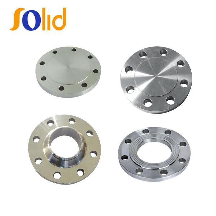 Forged 316 Stainless Steel Butt Weld Pipe Fittings ASTM A182 F316 Sw Wn Bl Flange