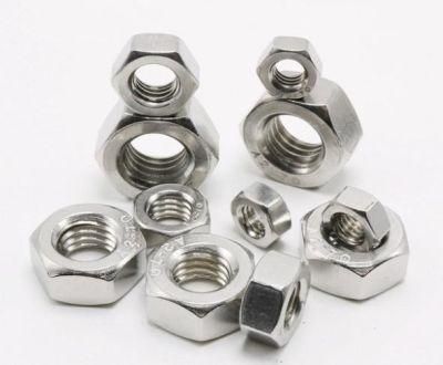 304 Stainless Steel Nut 304 Hexagon Nut DIN934 M3m4m5m6m8m10m12-M30