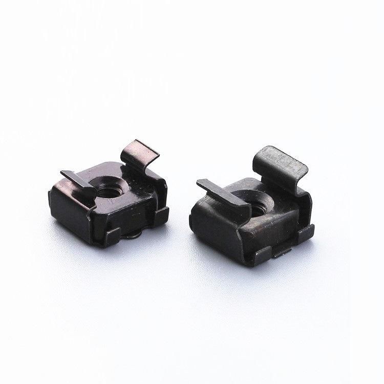 Square Weld Cabinet Cage Nut. Square Cage Nut. Carbon Steel. Black Finish