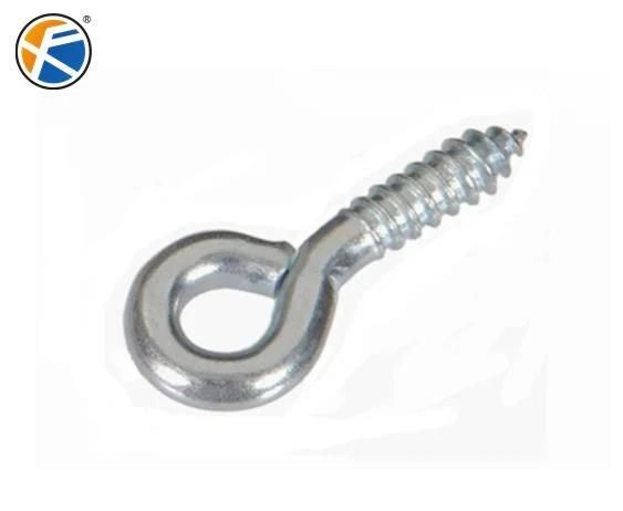 Carbon Steel Zinc Plated Closed Eye Screws / Hook Screws