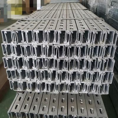 1-5/8&quot;X1-5/8&quot; Slotted Strut Channel Hot DIP Galvanized Steel Channel
