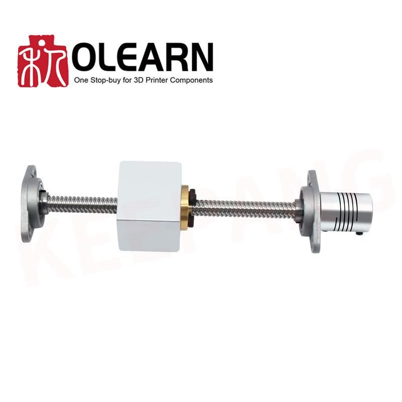 Olearn T8 Lead Screw Kit with 400mm Length Lead Screw