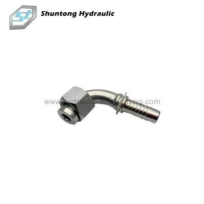 Hose Fitting90&deg; Metric Feamale Flat Seat