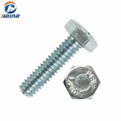 Best Price Grade4.8 Blue Zinc Plated Hex Bolts