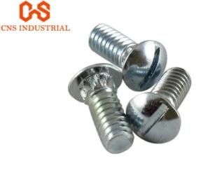 Slotted Round Head Knurled Neck Machine Screws