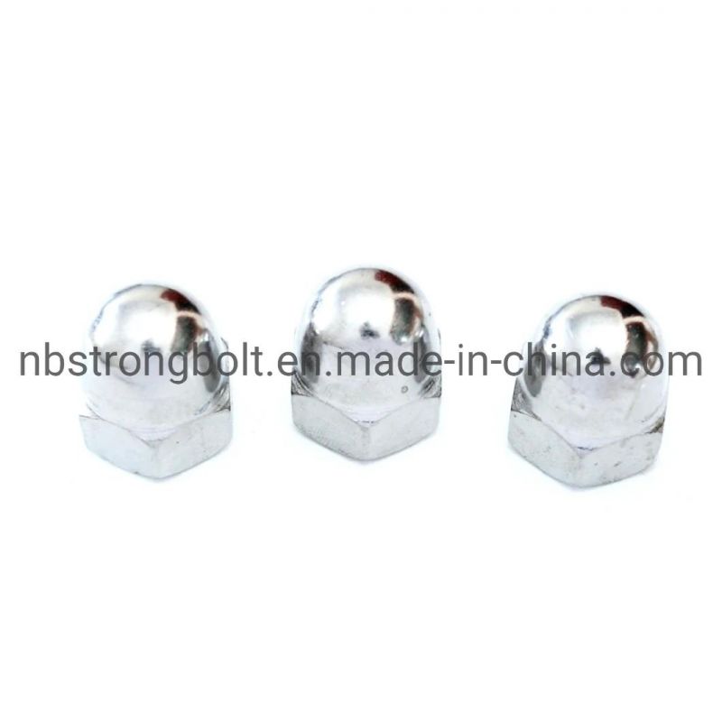 Hex Domed Cap Nut with Zinc