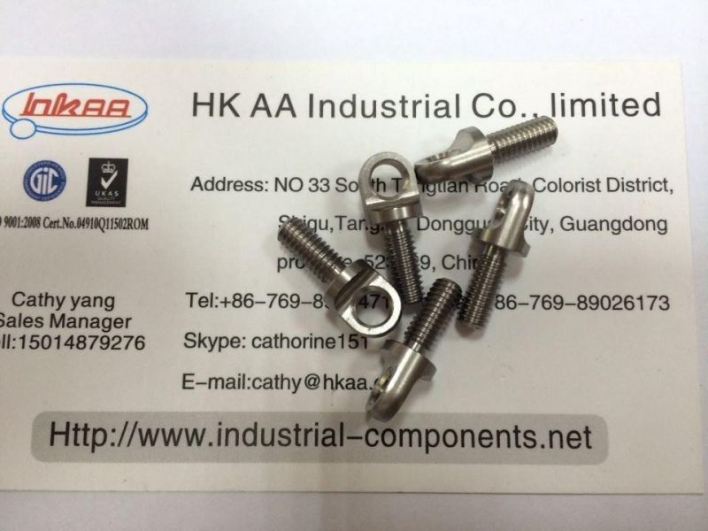 High Precision CNC Turning Machined Stainless Steel Stud Bolts Fasteners