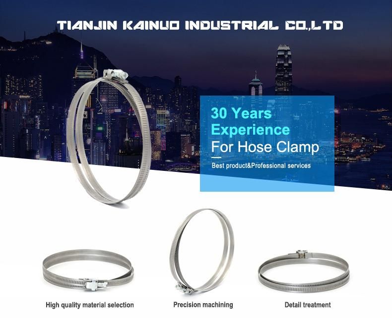 9mm Bandwidth Stainless Steel W2 Quick Release Hose Clamp for Automotive, Ventilation Pipe Fastener Hardware, 25-275mm