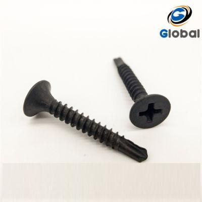 Philips Bugle Head Self Drilling Screw Black Phosphate