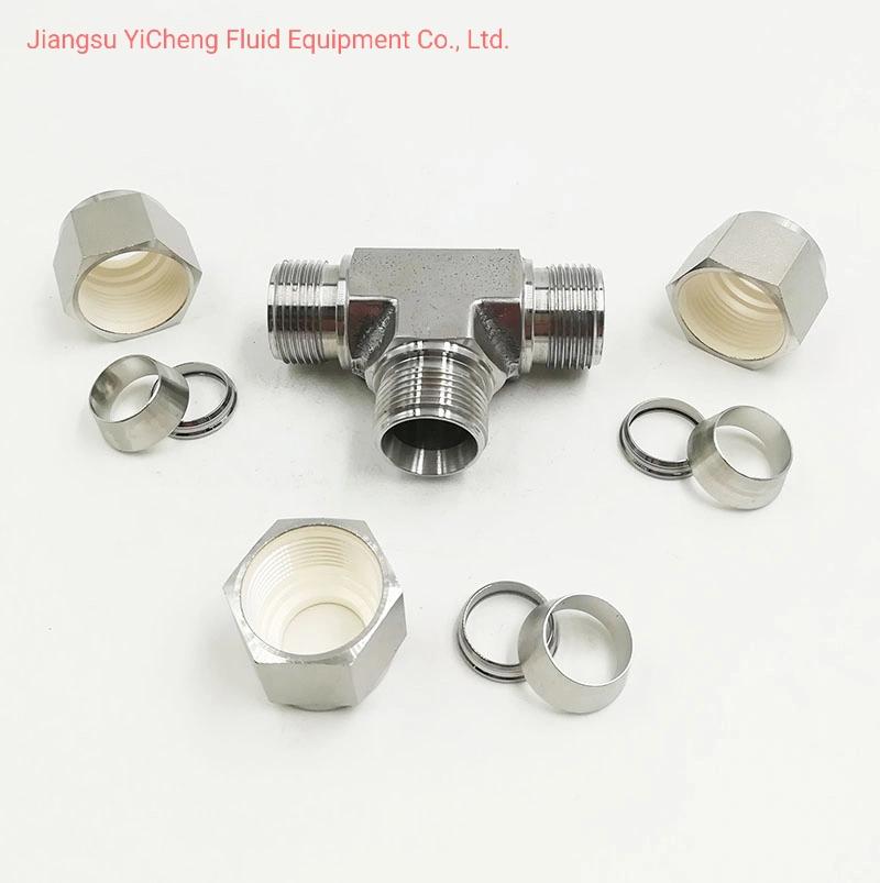 Tube Fittings & Pipe Fittings, 316 Ss Tees Unions, Hydraulic Tube Fittings, Can Combination with Swagelok