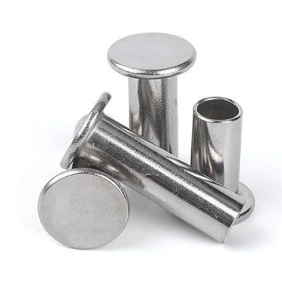 Stainless Steel Aluminum Decorate Flat Head Half Hollow Semi-Tubular Rivet