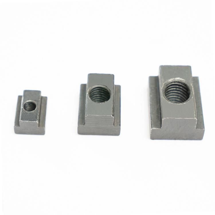 M3 M4 M5 M6 M8 T Block Square Nuts T-Track Sliding Hammer Nut for Fastener Aluminum Profile 2020 3030 4040 4545