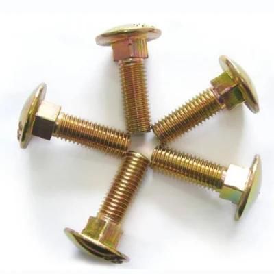 Carbon Steel Galvanized, Stainless Steel Round Head Square Neck Carriage Bolts