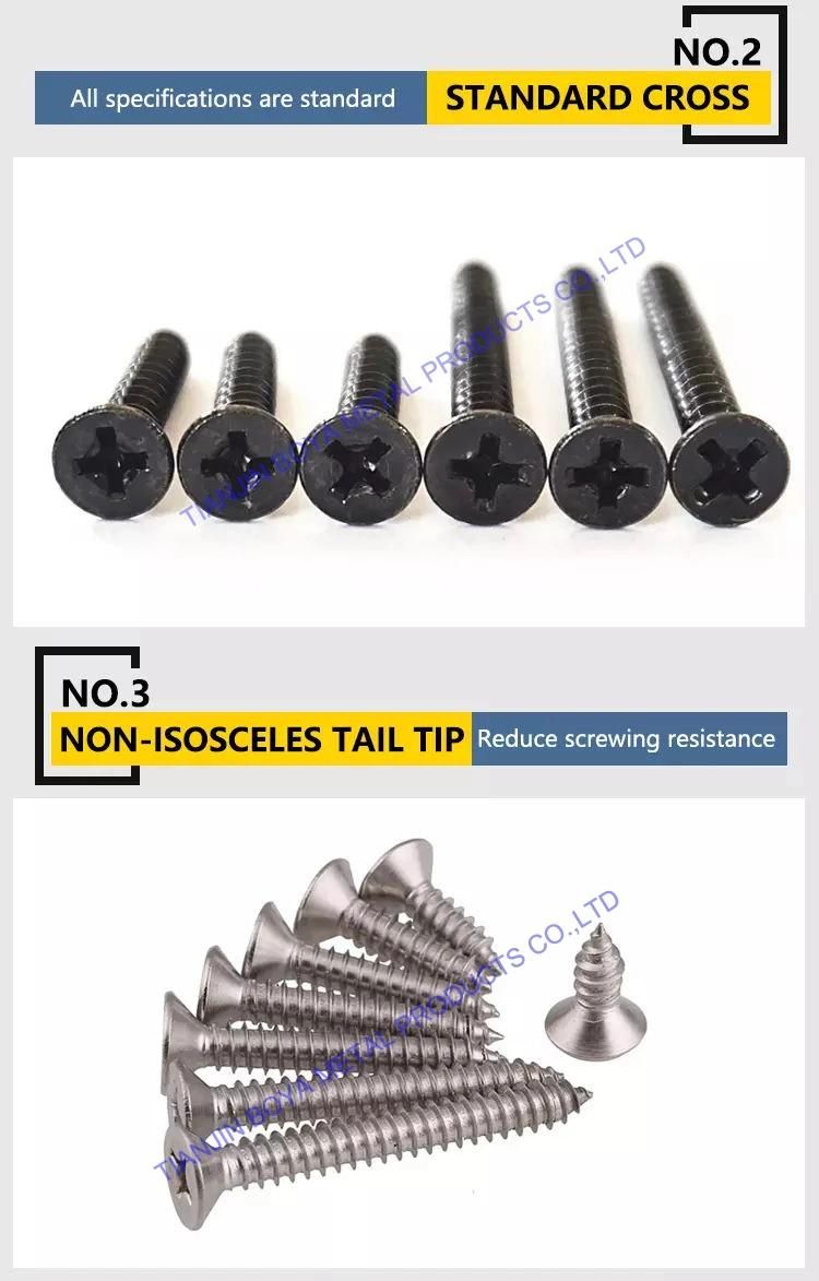 Carbon Steel Hardened Bugle Head Black Phosphating Drywall Screw/Phosphated Galvanized Perfect Quality and Bottom Price Black Drywall Screw