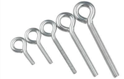 Iron White Zinc Lifting Ring Screw with Ring Hook Ring Bolt Nut Closed Sheep&prime; S Eye Machine Tooth Screw M4m5m6m8