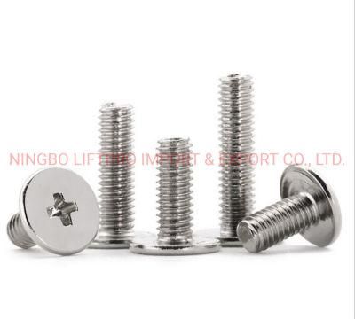 Stainless Steel Carbon Steel Cm Furniture Flat Head Screw M2 M2.5 M3 M4 M5 M6