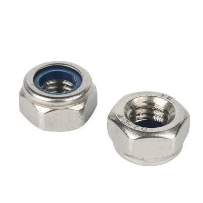 M6 M8 Nylon Cap Locking Nut Zinc Plated Stainless Steel DIN 982 985 Nylon Zinc Alloy Brass Threaded Insert Lock Nut