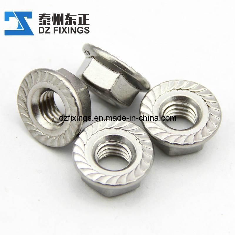 Stainless Steel Hex Flange Nut (DIN6923)