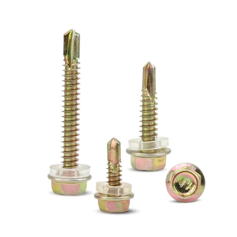 Hex Head Self Drilling Screws Stainless Steel Drywall Screws Fastener