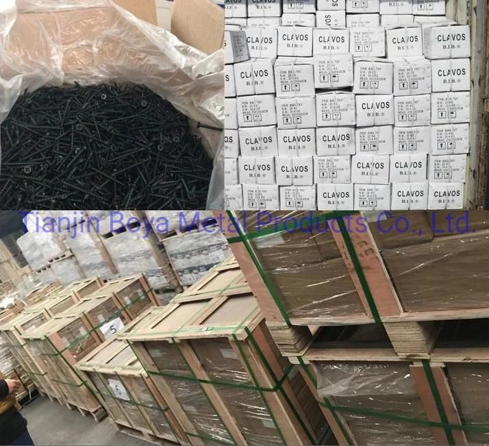 Carbon Steel Hardened Bugle Head Black Phosphating Drywall Screw