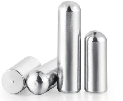 Stainless Steel Solid Pin M1 Roller Cylindrical Pin M2m3 Round Head Pin M4 Locating Pin M5 Ball Head Pin