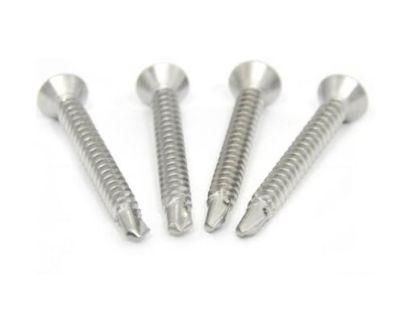Cross Recessed Raised Contersunk Head Self Drilling Tek Screws with Tapping Screw Thread