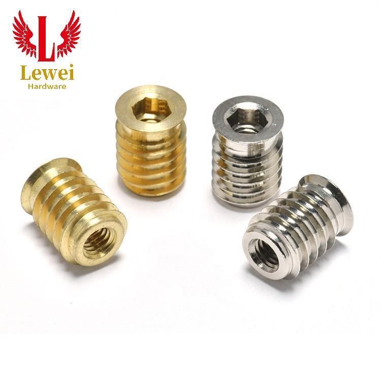 M8 Iron Nut M10 Hex Socket Insert Nut M6 Furniture Nut