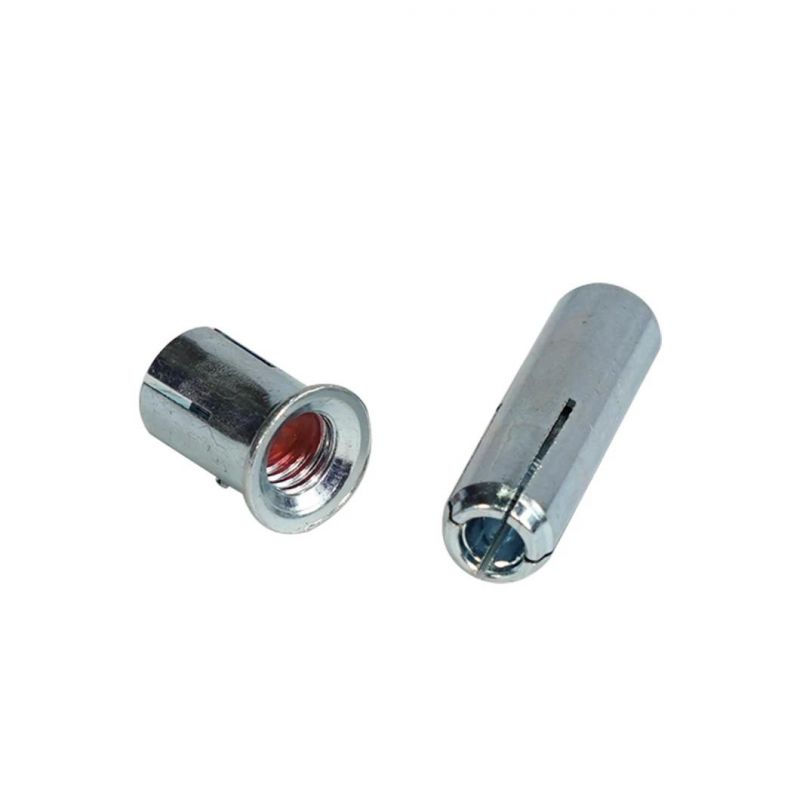 Carbon Steel Drop in Anchor White Zinc Plating with One Knurling