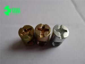 China Manufacturer Cross Dowel Hole Barrel Nuts for Furniture