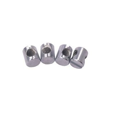 Stainless Steel M6 M8 Nuts Cross Dowel Hole Connecting Nut