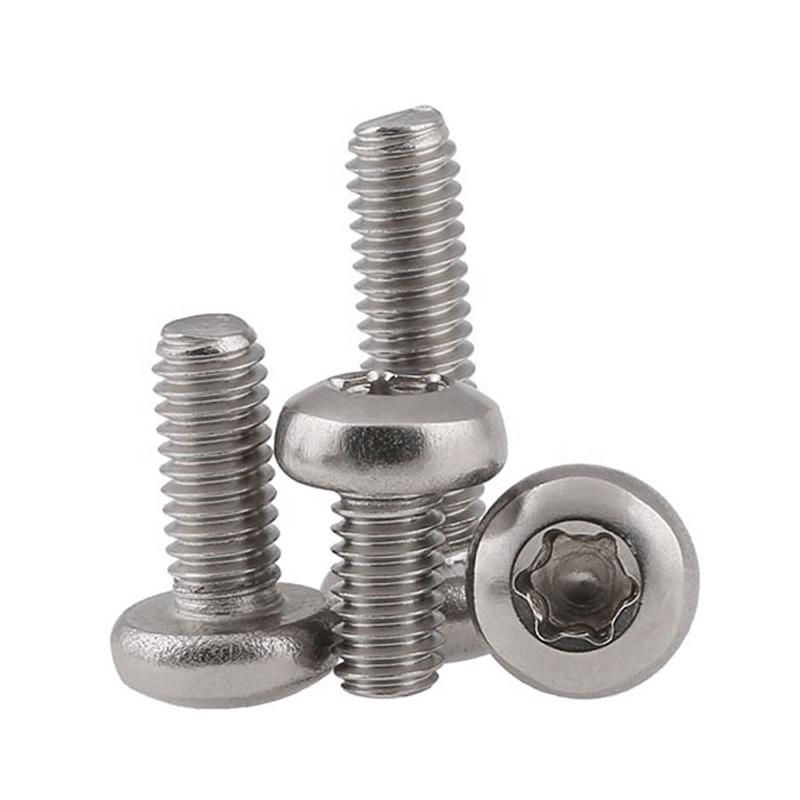 Stainless Steel 304 ISO7380 Torx Pan Head Socket Screw