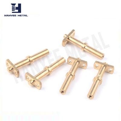 Copper T-Head Nut with Step and Two Holes