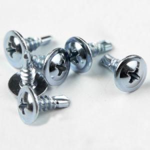 Hot Sale DIN 7504 White Zinc Plated Truss Head Self Drilling Screw