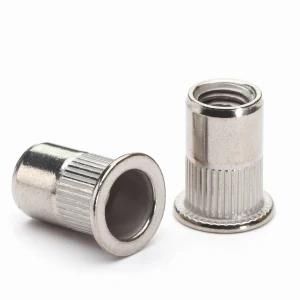 12mm Flat Head Stainless Steel Rivet Nut