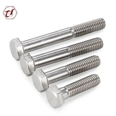 Carbon Steel Hex Bolt DIN933 Yellow Zinc Plated Full Thread Bolt