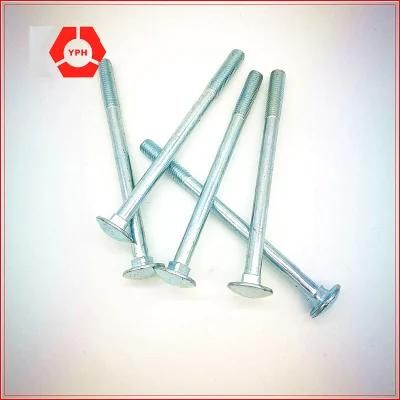 Long Round Head Bolt DIN603 Hex Bolt Zinc