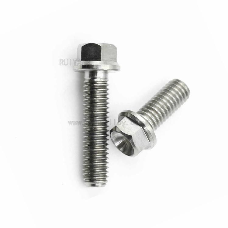 DIN6921 Gr7 Titanium Hexagon Flange Bolts