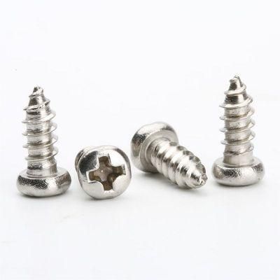 Mini Stainless Steel 304 Pan Cross Phillip Round Head Screw