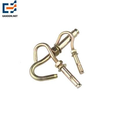 Made in China Threaded J Hook Bolt Stainless Steel Wedge Anchor Bolt Sizes Custom Sleeve Through Expansion Bolt J Expansion Hook Bolt